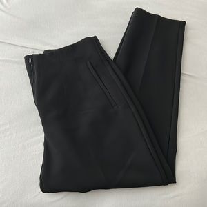 Zara high-waisted black tapered ankle pants. Size M